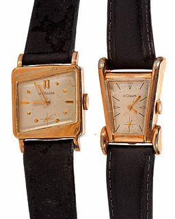 Two Vintage Le Coultre Watches