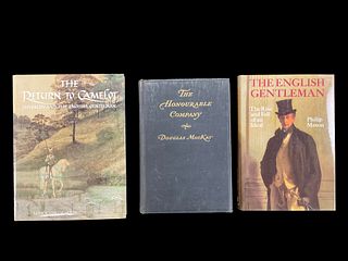 The Honourable Company 1936 1st Edition, The English Gentleman 1982 1st Edition, The Return To Camelot 1981