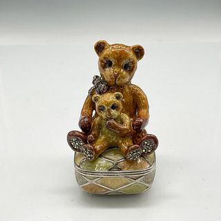 Jay Strongwater Allegra Teddy Bear Box, Winston
