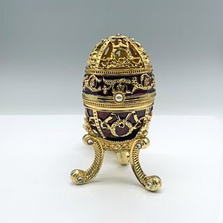 Ornate Rue Moliere Egg Music Box