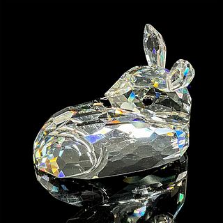 Swarovski Silver Crystal Figurine, Roe Deer Fawn