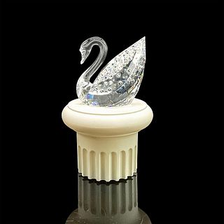 Swarovski Crystal Silver Figurine, Centennial Swan