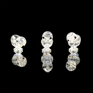Swarovski Crystal Figurines, Mini Chicks 014824 3pc