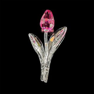Swarovski Crystal Figurine, Pink Tulip