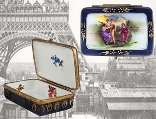 19th C. French sevres style box