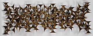 COPPER AND METAL WALL SCULPTURE