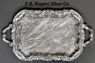 F. B. Rogers Silver Co. Silver Plated Coffee Service Tray