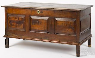 Pennsylvania William and Mary walnut blanket chest, ca. 1740, 29 1/4'' h., 58'' w.