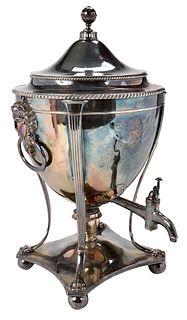 Old Sheffield Plate Hot Water Urn