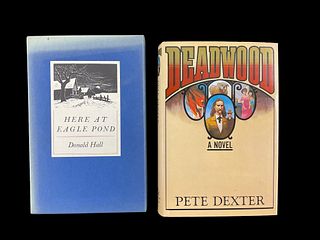 Here At Eagle Pond 1990 Signed and Deadwood 1986 1st Edition