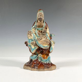 Chinese Ming Terracotta Guanyin Figurine