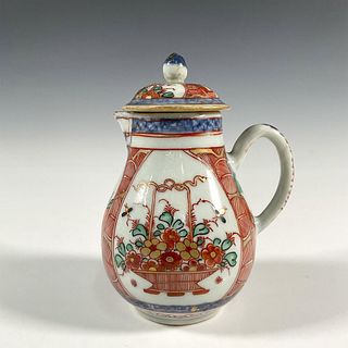 Chinese Qianlong Dynasty Export Porcelain Jug with Lid