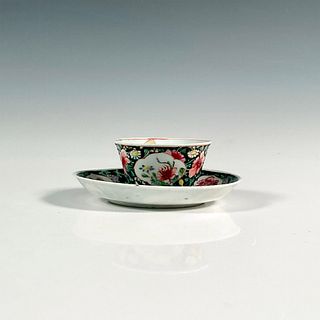 Antique Chinese Qianlong Porcelain Cup and Saucer