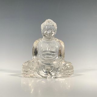 Chinese Qianlong Rock Crystal Buddha Figurine