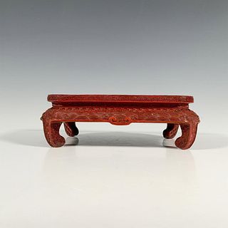 Chinese Qianlong Cinnabar Lacquer Stand