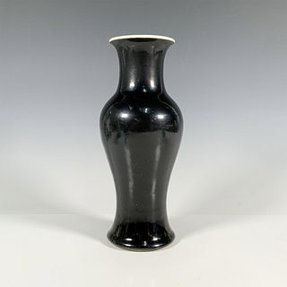 Chinese Kangxi Porcelain Monochrome Black Vase