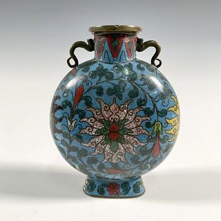 Chinese Cloisonne Miniature Moon Flask