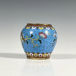 Chinese Brass Cloisonne Vase