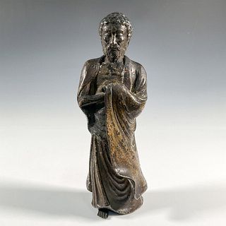 Chinese Bronze Statue of Philosopher Louhan