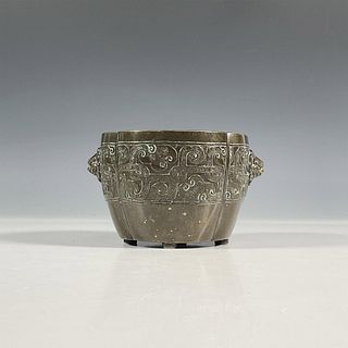 Chinese Ming Bronze Censer Bowl
