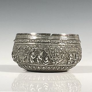 Coombes and Company Ltd. Burmese Silver Circular Bowl