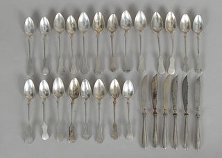 A Group Austrian Silver Spoons 