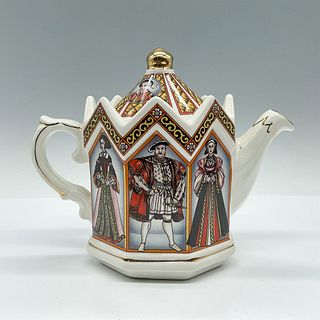 Sadler Lidded Teapot, King Henry VIII & 6 Wives