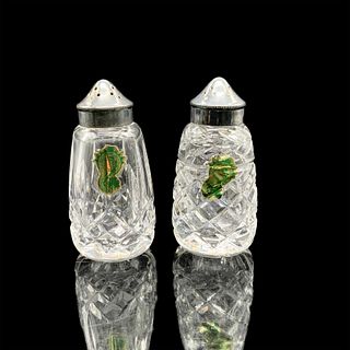 2pc Waterford Crystal Salt & Pepper Shakers