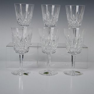 6pc Waterford Crystal Water Goblet, Lismore