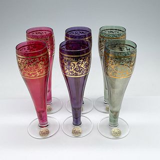 6pc Timon Glassware Set, Sherry or Champagne Flutes