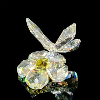 Swarovski Crystal Figurine, Butterfly on Flower 840190