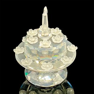 Swarovski Crystal Figurine, 1992 SCS 5th Anniversary Cake