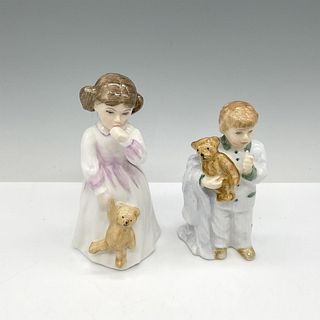 2pc Royal Doulton Bone China Figurines, HN3435, HN3761