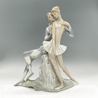 Lladro Porcelain Figure, Idyl, Harlequin & Ballerina 1001017