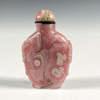 Chinese Rhodochrosite Stone Snuff Bottle