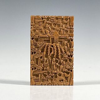 Chinese Wooden Card Holder