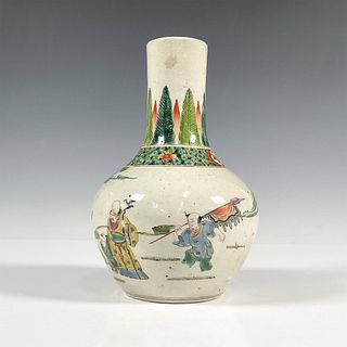 Chinese Porcelain Famille Verte Vase