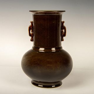 Antique Chinese Monochrome Porcelain Tea Dust Vase