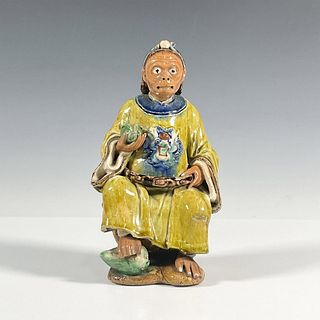 Chinese Shiwan Ceramic Monkey King Figurine