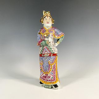 Chinese Republic Period Porcelain Enameled Figure of Woman