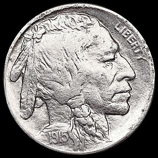 1915-D Buffalo Nickel CHOICE AU