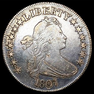 1807 Draped Bust Half Dollar LIGHTLY CIRCULATED
