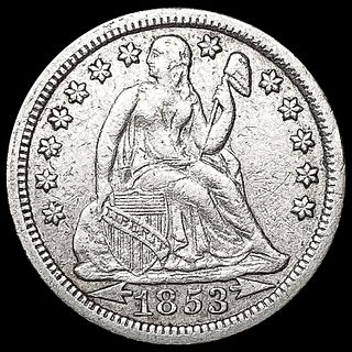 1853 Arws Seated Liberty Dime CLOSELY UNCIRCULATED