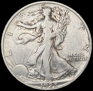 1923-S Walking Liberty Half Dollar LIGHTLY CIRCULA