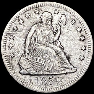 1850-O Seated Liberty Quarter CLOSELY UNCIRCULATED
