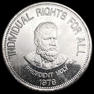 1976 Na-Griamel Fed Bank 1oz Medal GEM PROOF