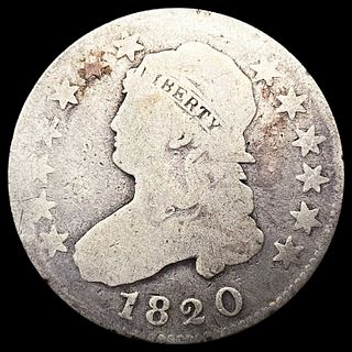 1820 Capped Bust Quarter NICELY CIRCULATED