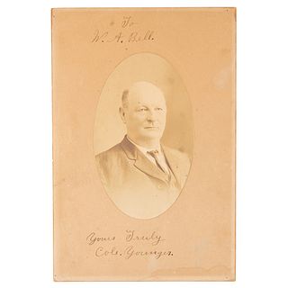 Cole Younger Rare Oversized Signed Photograph