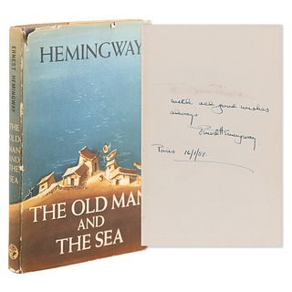 Ernest Hemingway Signed Book - The Old Man and the Sea