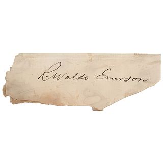 Ralph Waldo Emerson Signature